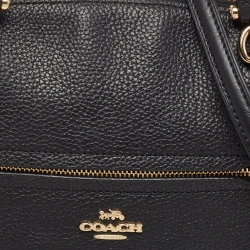 Pre Owned Coach Black Leather Prairie Satchel