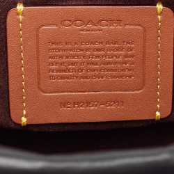 Pre Owned Coach Black Leather Madison Shoulder Bag