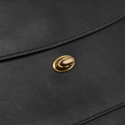 Pre Owned Coach Black Leather Madison Shoulder Bag