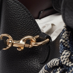 Pre Owned Coach Black Leather Hadley Hobo