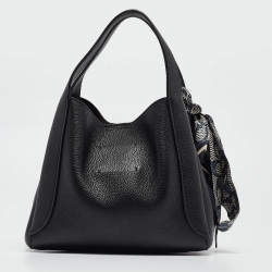Pre Owned Coach Black Leather Hadley Hobo