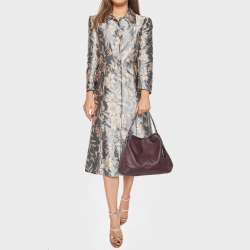 Pre Owned Coach Burgundy Leather Edie Shoulder Bag