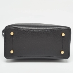 Pre Owned Coach Black Leather Willow Bucket Bag