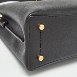 Pre Owned Coach Black Leather Willow Bucket Bag