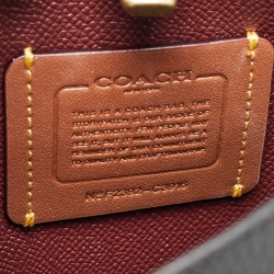 Pre Owned Coach Black Leather Willow Bucket Bag