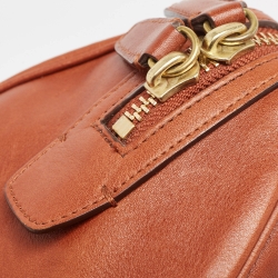 Pre Owned Coach Brown Leather Legacy Haley Satchel