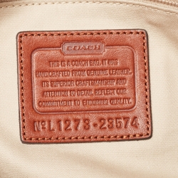 Pre Owned Coach Brown Leather Legacy Haley Satchel