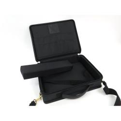 Coach Black Leather/Nylon Laptop Bag