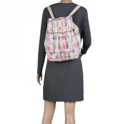 Coach Multicolor Signature Canvas Backpack