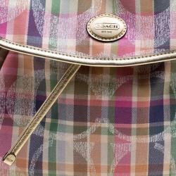 Coach Multicolor Signature Canvas Backpack