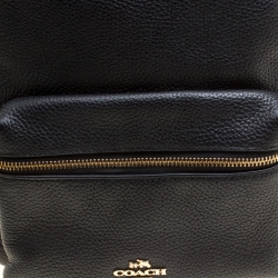 Coach Black Leather Mini Charlie Backpack