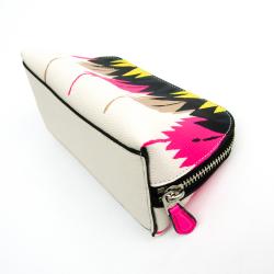 Coach Multicolor Leather Cosmetic Pouch