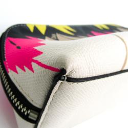 Coach Multicolor Leather Cosmetic Pouch