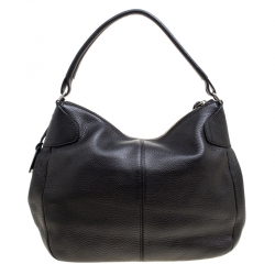 Pre Owned Cole Haan Black Leather Hobo