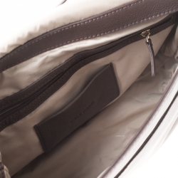 Pre Owned Cole Haan Brown Leather Flap Crossbody Bag