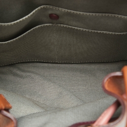 Cole Haan Multicolor Python Embossed and Leather Grand Ambition Bucket Bag