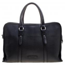 Pre Owned Cole Haan Black Leather Tote