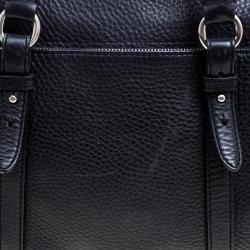 Pre Owned Cole Haan Black Leather Tote