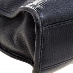 Pre Owned Cole Haan Black Leather Tote