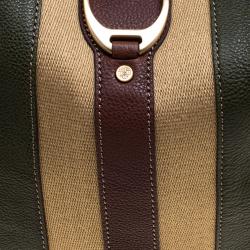 Pre Owned Cole Haan Green Leather Hobo