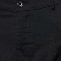 Pre Owned Comme des Garcons Black Wool Blend Drop Crotch Trousers M