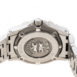 Concord Silver Stainless Steel Diamonds Saratoga Women's Wristwatch 24 mm