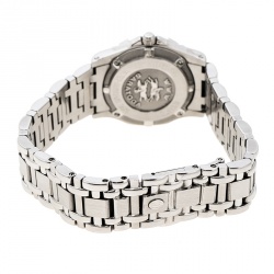 Concord Silver Stainless Steel Diamonds Saratoga Women's Wristwatch 24 mm