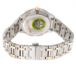 Concord Mother of Pearl Stainless Steel Rose Gold CVC Coated Diamonds Saratoga 0320169 Women's Wristwatch 31 mm