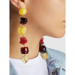 Cult Gaia Multicoloured Leo Resin Drop Earrings