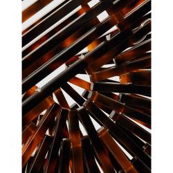 Cult Gaia Brown Acrylic Ark Mini Clutch