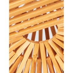 Cult Gaia Brown Gaia's Ark Large Bamboo Clutch