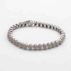Damiani 18K Diamond Pave Setting Hearts Bracelet 