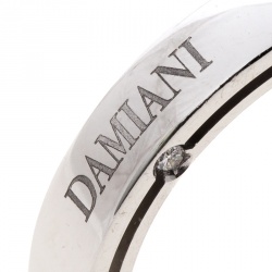 Damiani & Brad Pitt Diamond 18k White Gold Wedding Band Ring Size 58