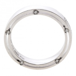 Damiani & Brad Pitt Diamond 18k White Gold Wedding Band Ring Size 58