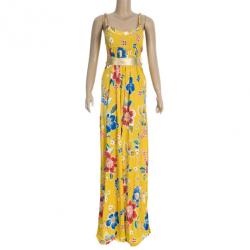 Pre Owned D and G Floral Maxi Dress L
