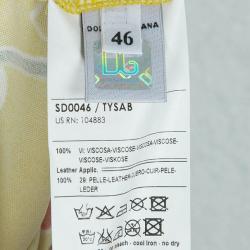 Pre Owned D and G Floral Maxi Dress L