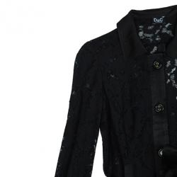 Pre Owned D and G Lace Dress Coat S