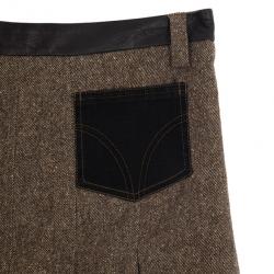 Pre Owned D&G Pleated Box Skirt S