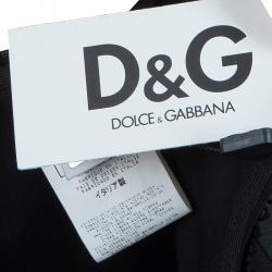 Pre Owned D&G Black Sleeveless Corset Top L