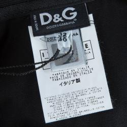 Pre Owned D&G Black Sleeveless Corset Top L