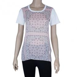 Pre Owned D&G Bandana Print T-Shirt S