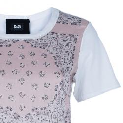 Pre Owned D&G Bandana Print T-Shirt S