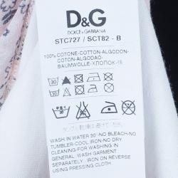 Pre Owned D&G Bandana Print T-Shirt S