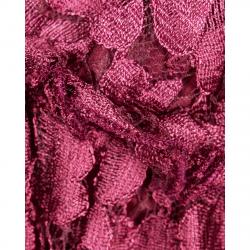 Pre Owned D&G Burgundy Lace Baby Doll Dress S