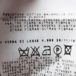 Pre Owned D&G Red Lace Neckline Detail V-Neck Sleeveless Dress L