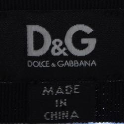 Pre Owned D&G Blue Floral Print Faux Layer Long Sleeve Shirt M