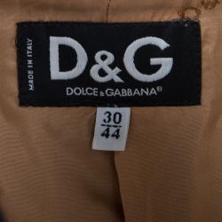 Pre Owned D&G Black Wool Blazer M