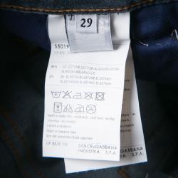 Pre Owned D&G Dark Blue Very Tight Fit Pretty Jeans M