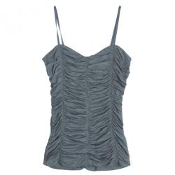 D and G Sleeveless Ruched Top S