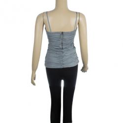 D and G Sleeveless Ruched Top S